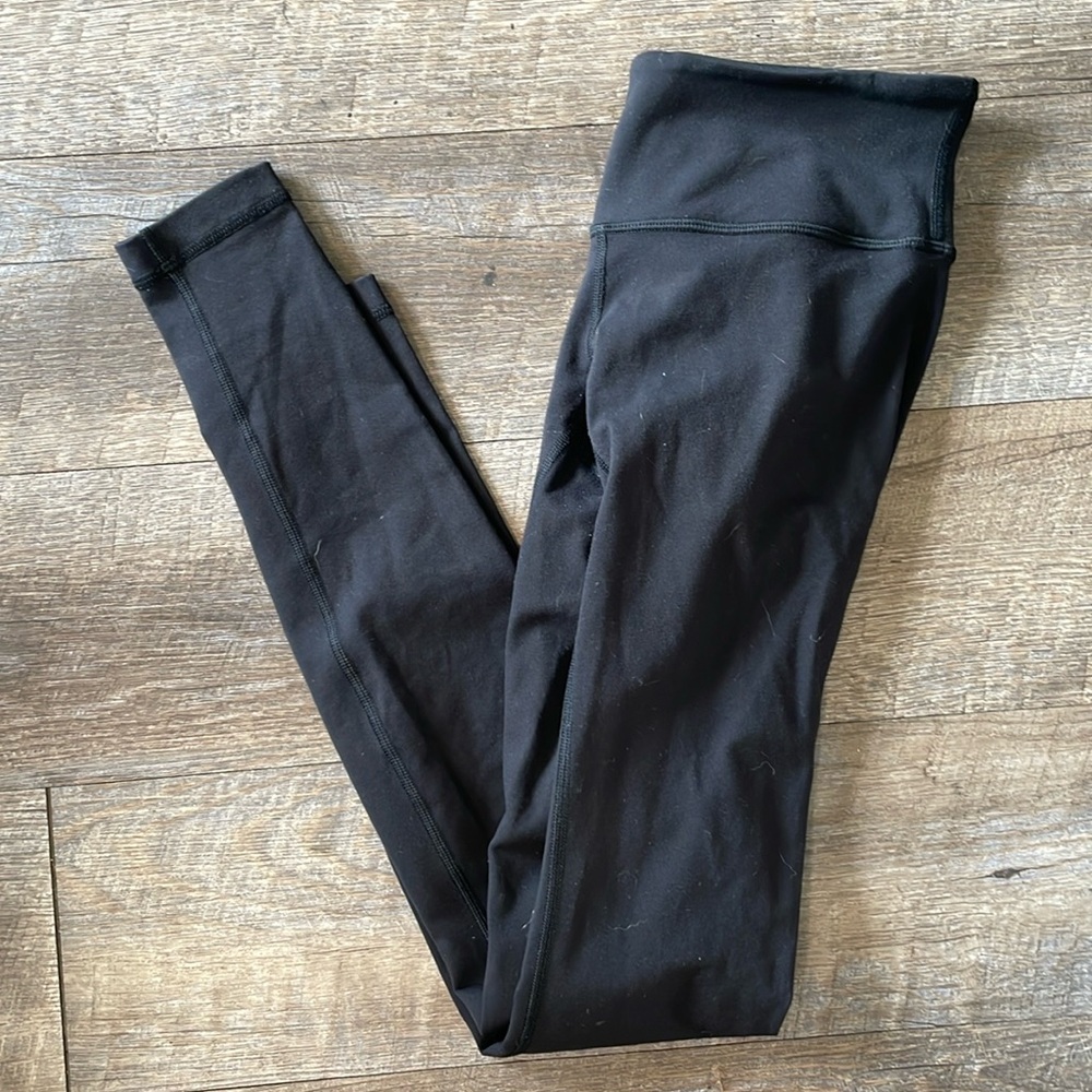 Lululemon Align Solid Black High-Rise Ankle Crop Yoga Leggings